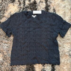 BRAND NEW WITH TAGS Baltic Born Serenity Knit Sweater Top | Slate size L